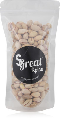 

Sgreat Spice Salted (with shell) Pistachios(250 g, Pouch)