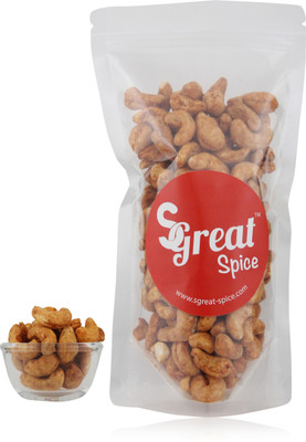 

Sgreat Spice Masala Cashews(500 g, Pouch)