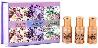 

iGlory Roll On Fragrances Alcohol Free Perfume Gift Set for Women (Set Of 3 Floral Perfumes) Perfume - 9 ml(For Women)