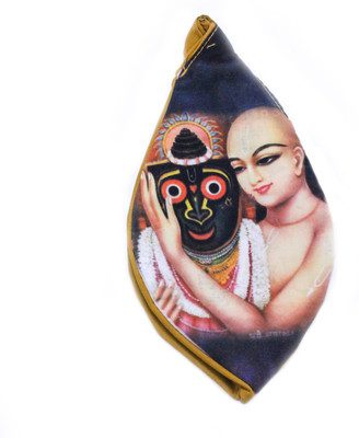 

THE HOLY MART Chaitanya Mahaprabhu Jaganath Beed bag/ Gumukhi in home washable digital print / Digital pront chanting bag Potli(Multicolor)