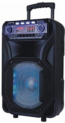

Maxcart 12'' Portable Bluetooth Speaker System with Disco LED Light - FM Stereo/Radio,USB/SD card Input,Mic Input,Remote Control & Recording Outdoor PA System(220 W)