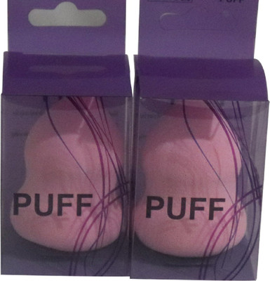 

Mopi Makeup Beauty Foundation Cream Powder Liquid Blender Spong Puff pink pack of 2