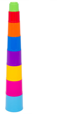 

Baybee My 1st Stacking Cups | Teach Toddlers Colors, Counting and Size for Boys and Girls(8 Pieces)
