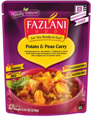 

Fazlani Foods Ready To Eat Aloo Mutter (Potato and Peas) Curry 250 g