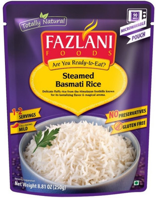 

Fazlani Foods Ready To Eat Steamed Basmati Rice 250 g