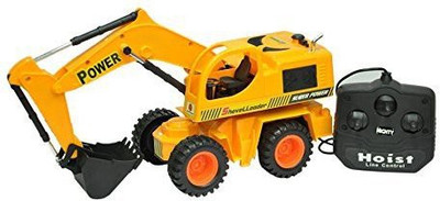 

GOOYO Jcb Remote Control Shovel Loader Truck Toy for Kids (Black and Yellow, shovelloader)(Yellow)