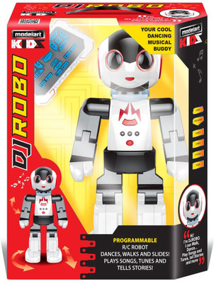 

Modelart DJ ROBO R/C Robot YOUR COOL DANCING MUSICAL BUDDY, REMOTE CONTROL ROBOT(White)