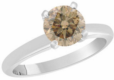 

Jaipur Gemstone Gomed Ring With Natural Hessonite Stone Stone Garnet Silver Plated Ring, Brown
