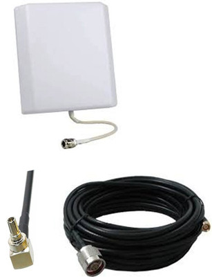 

3AN Telecom 2G 3G 4G CDMA Data Card Antenna for All Network Operators (White Router Antenna Booster