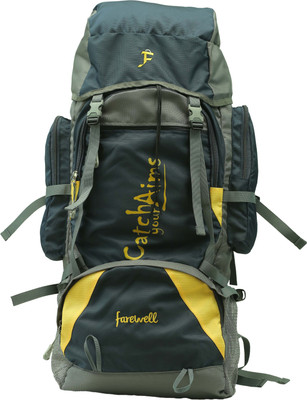 

farewell 65 L TRAVEL BACKPACK FOR OUTDOOR SPORT HIKING TREKKING BAG CAMPING RUCKSACK 1 YEAR WARRENTY Rucksack - 65(Grey)