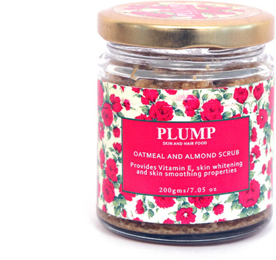 

Plump Skin And Hair Food Oatmeal and Almond scrub Scrub(200 g)