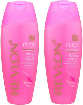 

Revlon Flex Anti Breakage Hair Fall Solution Shampoo, 400ml pack of 2(800 ml)
