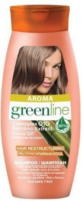 

Aroma Greenline Q10 Bamboo Extract Hair Restructuring Shampoo(250 ml)