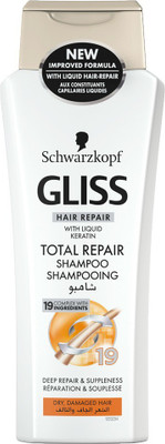Schwarzkopf Gliss Hair Repair with Liquid Keratin Total Repair Shampoo 250 ml(250 ml) Flipkart