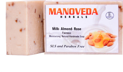 

MANOVEDA HERBALS ALMOND MILK ROSE(100 g)