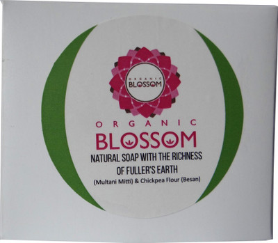 

Organic Blossom Soap with the richness of fuller's earth (Multani Mitti)(100 g)
