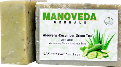 MANOVEDA HERBALS ALOEVERA CUCUMBER GREEN TEA(100 g)