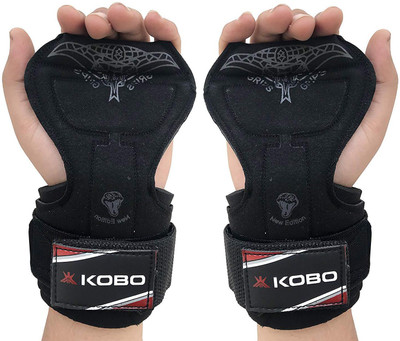 Kobo Cobra Grip Pad Gloves Gym & Fitness Gloves (, Black