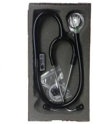 

MSI Microtone Black Tube DUAL SIDED Chest Piece Stethoscope(Black)