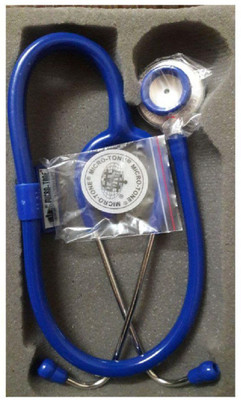 

MSI Microtone Blue Tube DUAL SIDED Chest Piece Stethoscope(Blue)