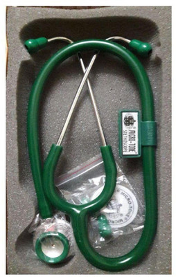

MSI Microtone Green Tube DUAL SIDED Chest Piece Stethoscope(Green)