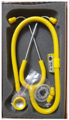 

MSI Microtone Yellow Tube DUAL SIDED Chest Piece Stethoscope(Yellow)