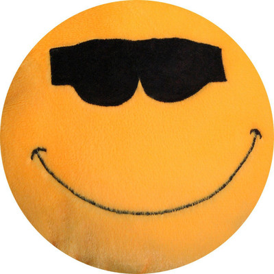 

Best In Nest Smiley - 40 cm(White, Black), Black;white