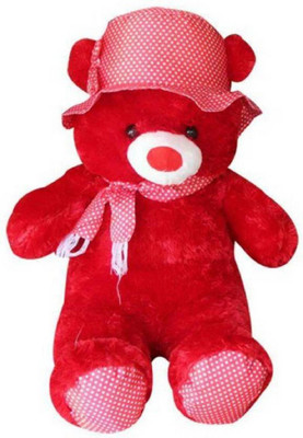 

HOMOKART Red Cap Teddy Bear - 18 inch(Red)