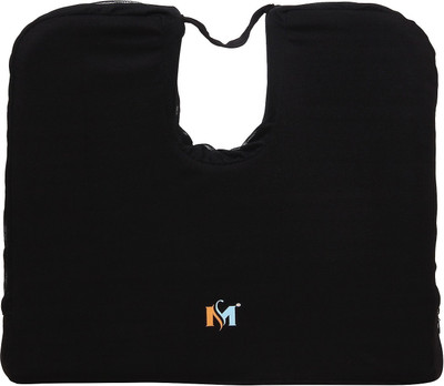 

Sankat Mochan Coccyx Seat Cushion With Silicone Gel Back Support(Black
