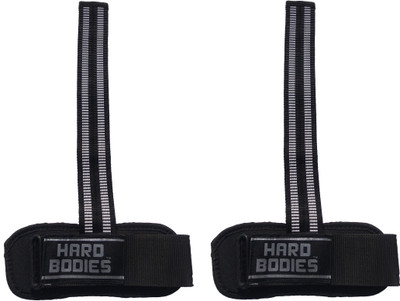 

Hard Bodies Weight Lifting Straps for Weightlifting, Crossfit, Powerlifting, Strength Training Wrist Support(Black, White
