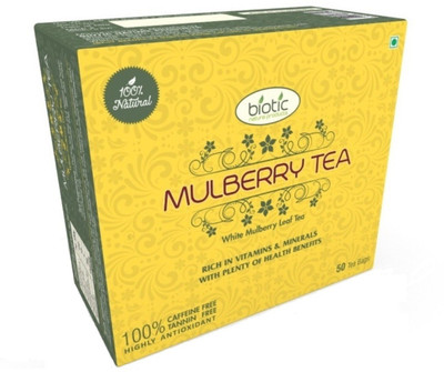 

biotic White Mulberry Tea Herbal Tea Bags(100 g, Box)