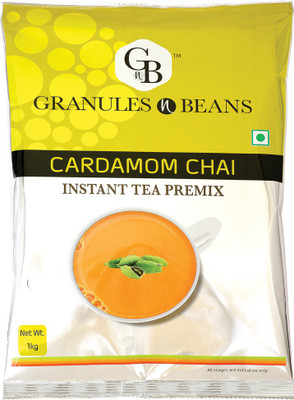 

Granules and Beans Cardamom (Elaichi) Instant Tea Premix - 1 KG Cardamom Instant Tea Pouch(1 kg)