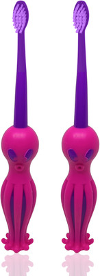 

INAAYA Tooth Brush to Keep Teeth Clean for Kids, Bath Accessories, Set of 2 Soft Toothbrush(Pack of 2)