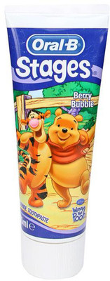 

Oral-B Stages Toothpaste 75ml - Berry Bubble (Pooh) Toothpaste(75 g)
