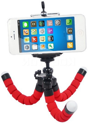 

CASADOMANI Fully Flexible Fordable Octopus Tripod Stand with Mobile Holder Tripod(Multicolor, Supports Up to 1000)