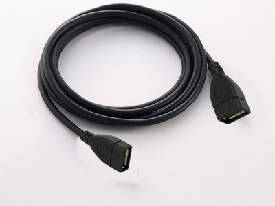 

YTM 1.5M Usb Female to Female Cable USB 3.0 Extension Moulded 1.5 Meter White Cable Type A Female to Female 1.5M USB Adapter(Black)