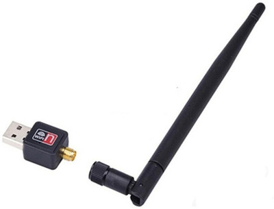 

Blue Birds WiFi Dongle 802.11n WM1 Small Wireless 900 Mbps 2.4ghz Lan With Antenna External USB Adapter(Black)