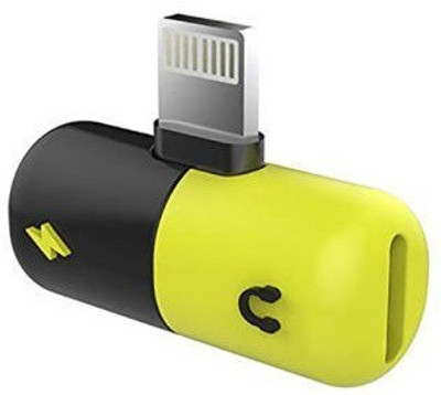 

ReTrack 2 in 1 Lighting 8 Pin Charging Adapter+Headphone Jack USB Adapter(Yellow)
