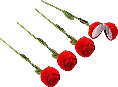 

IPP 4IPP-RED ROSE_M Red Rose Jewellery Ring Box Vanity Box(Red)