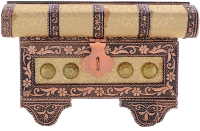 

Craft Trade Handmade Brown Wooden Jewellery Box for Women Jewellery Vanity Box(Brown)