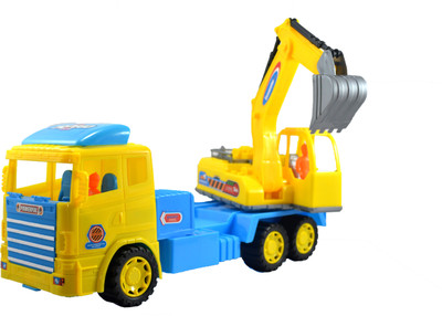 

Lukas Truck Toys for Kids, Push and Go Toy for Kids, JCB Toys for Kids, Big(Yellow)