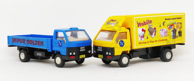 

Stylo DCM Open Truck & DCM Mobile Bank Truck (Colour may Vary)(Multicolor)