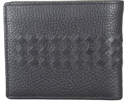 

Adamis Men Black Genuine Leather Wallet(6 Card Slots)