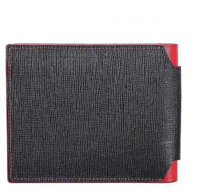 

Adamis Men Formal Black Genuine Leather Wallet(3 Card Slots)