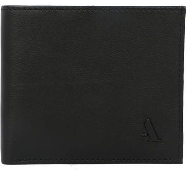 

ADAMIS Men Black Genuine Leather Wallet(6 Card Slots)