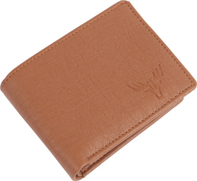 

Accezory Men Tan Artificial Leather Wallet(9 Card Slots)
