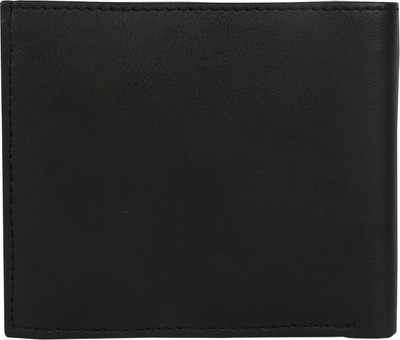 

ADAMIS Men Black Genuine Leather Wallet(6 Card Slots)