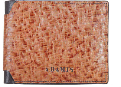 

Adamis Men Formal Tan Genuine Leather Wallet(3 Card Slots)