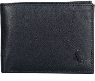 

ADAMIS Men Black Genuine Leather Wallet(8 Card Slots)