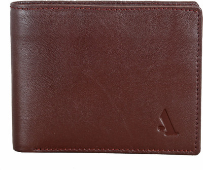 

Adamis Men Brown Genuine Leather Wallet(6 Card Slots)